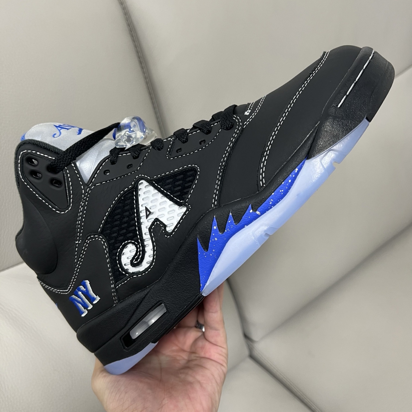 Air Jordan 5 New York vs New York Black/Royal