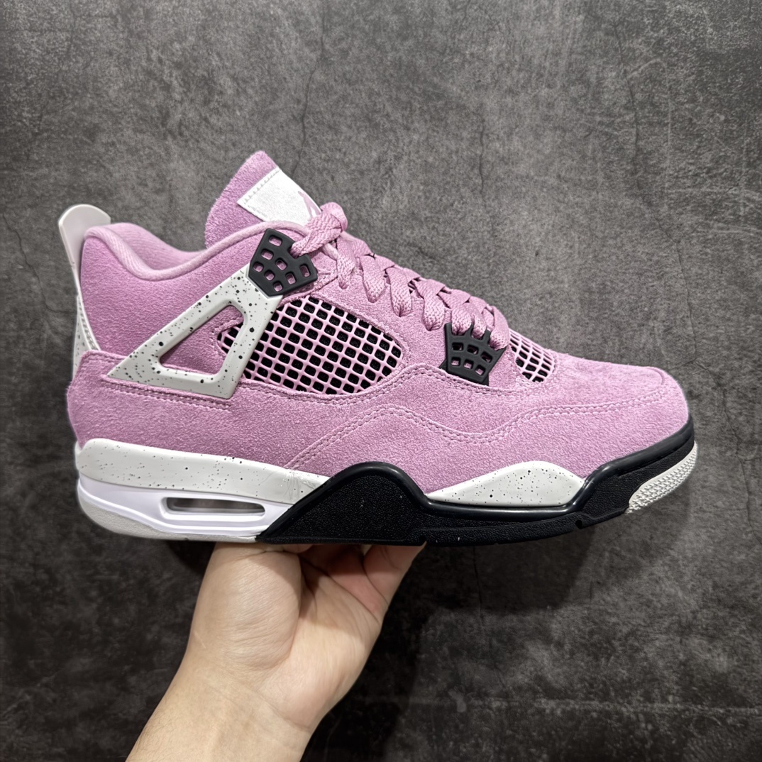Air Jordan 4 Pink Suede